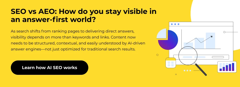 SEO vs AEO Banner