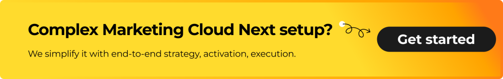 Marketing Cloud Next services