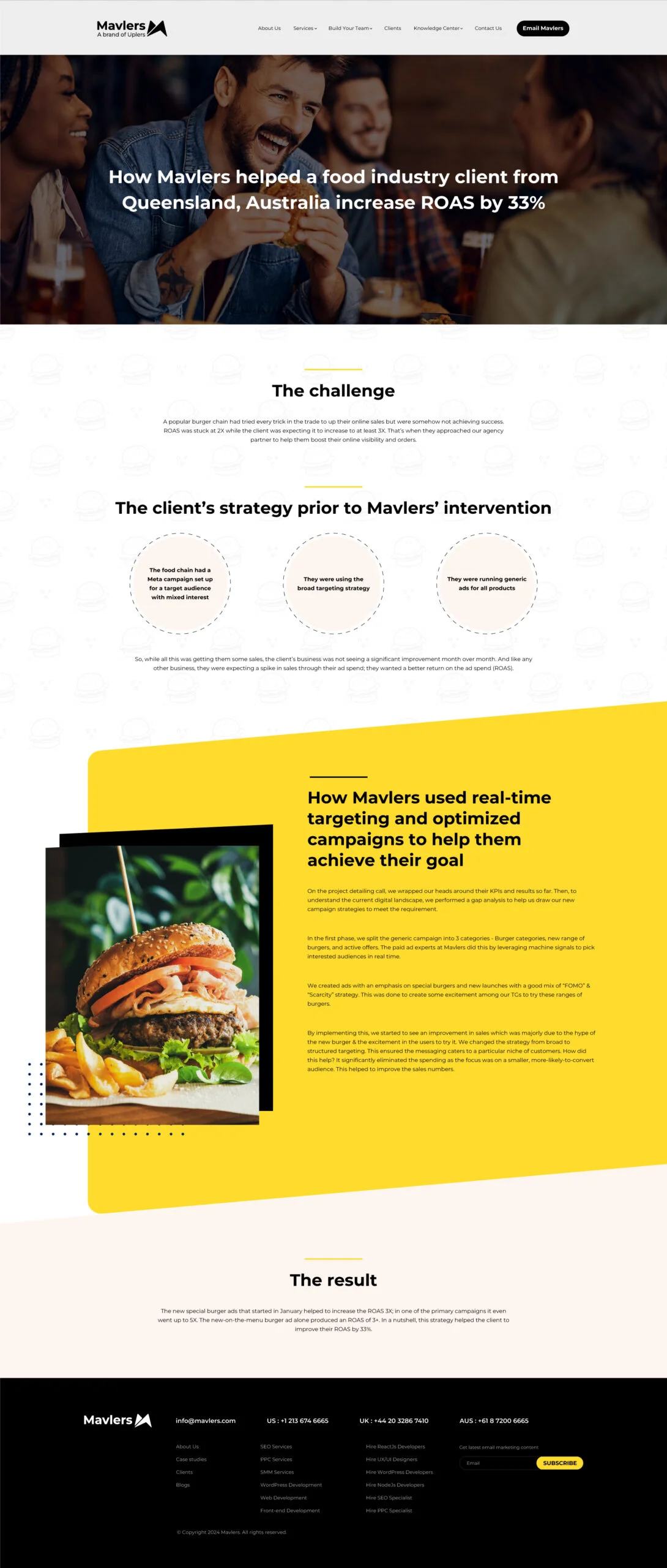 Burger chain case study