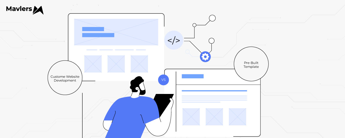 custom website design vs. template