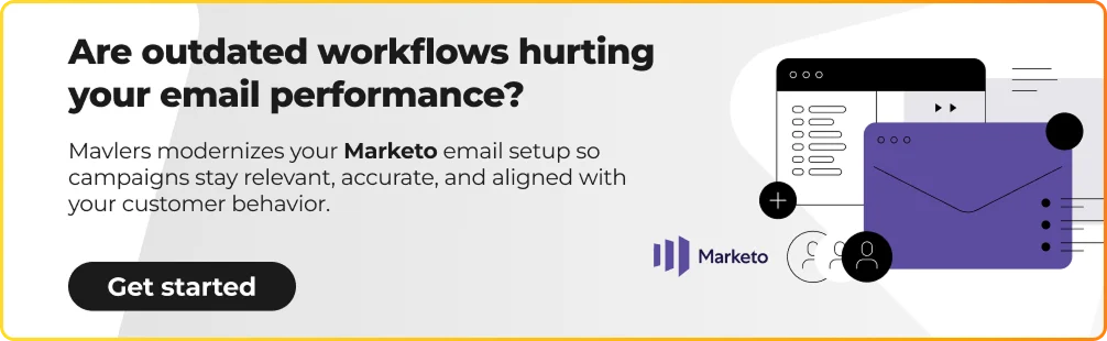 Marketo email services by Mavlers