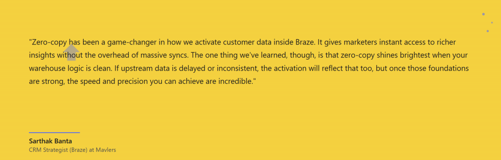 Zero-copy quote by Sarthak Banta