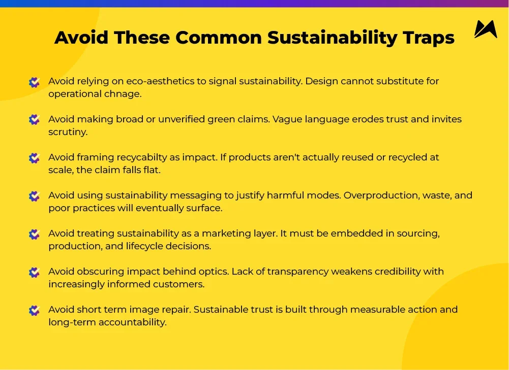 Common sustainability traps for brands