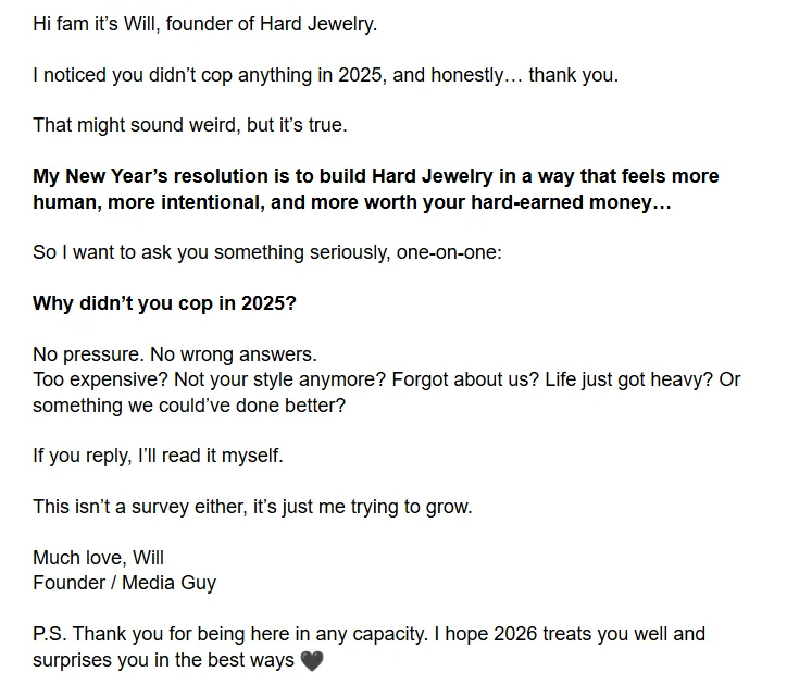Email by Hard Jewelry