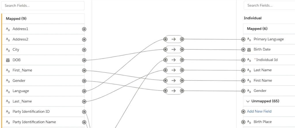 Mapping in Data Cloud