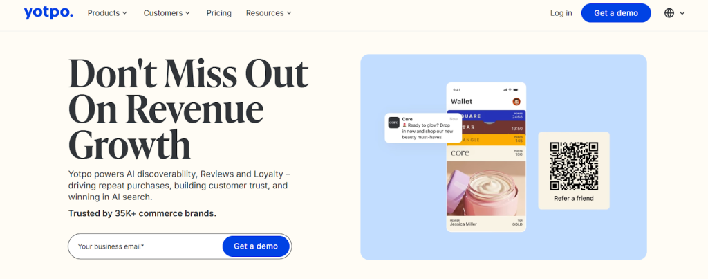 Yotpo Home Page