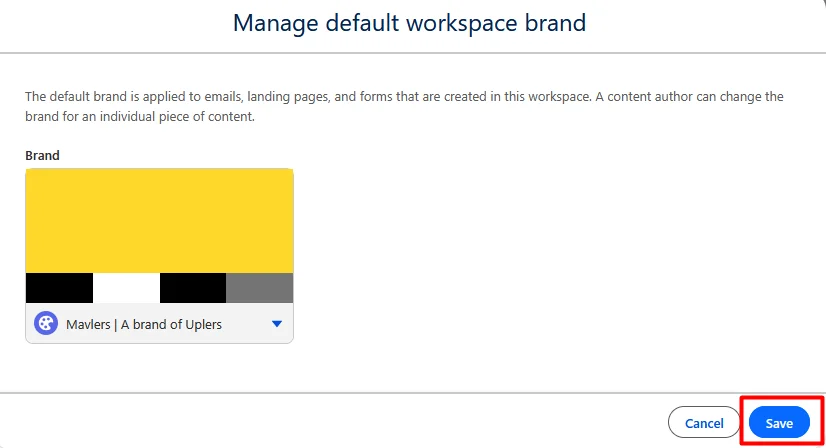 Brand creation in MCN