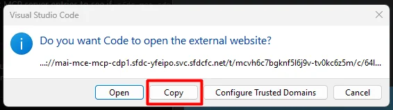 URL copying 