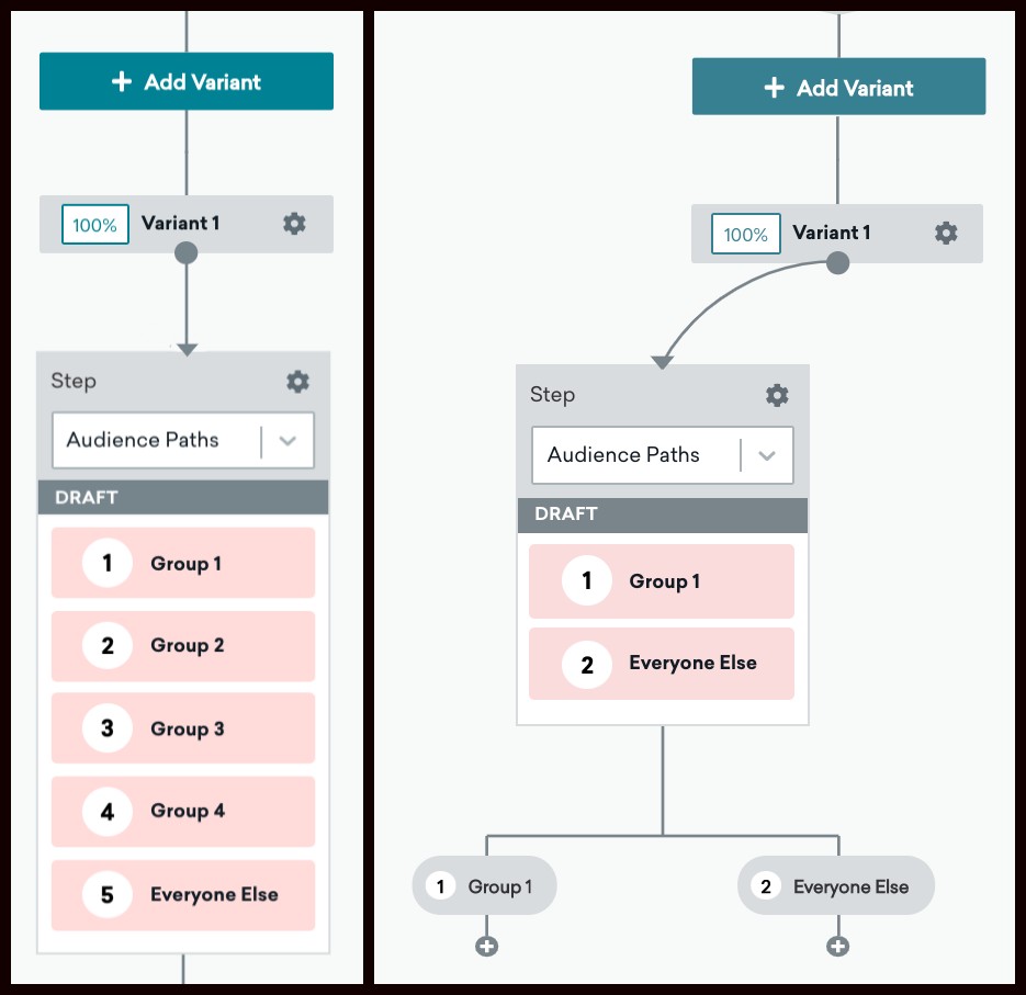 Audience Paths in Braze Canvas