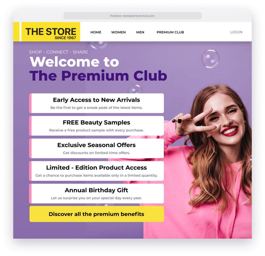 Welcome flows for new paid members